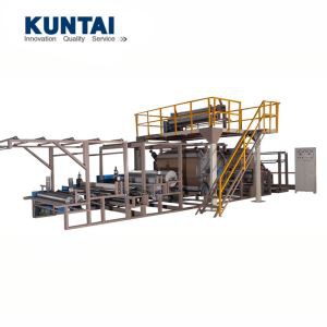 Pelarut berasaskan gam mengait fabrik melapis Mesin